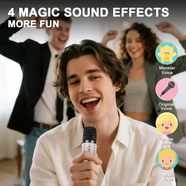 Mini Karaoke-laite lapsille, langaton Bluetooth-kaiutin (pinkki)