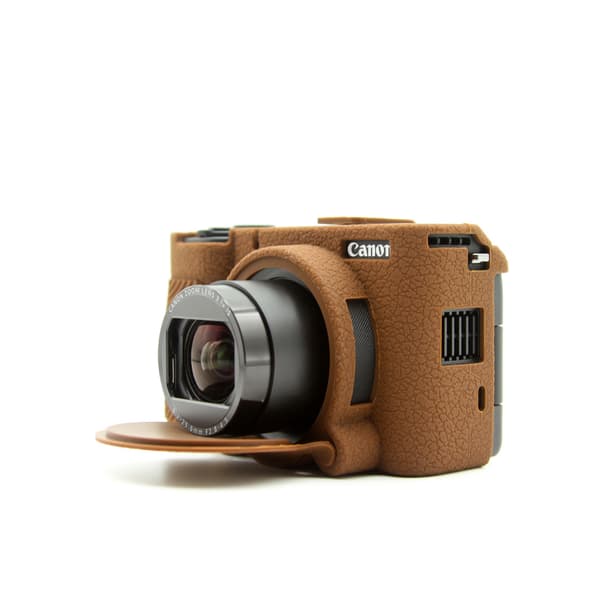 Etui til Canon PowerShot V1 Silikon kameratilbehør (brown)