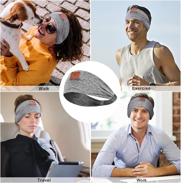 Bluetooth-urheilukuulokkeet unimaski langaton Bluetooth 5.0 harmaa