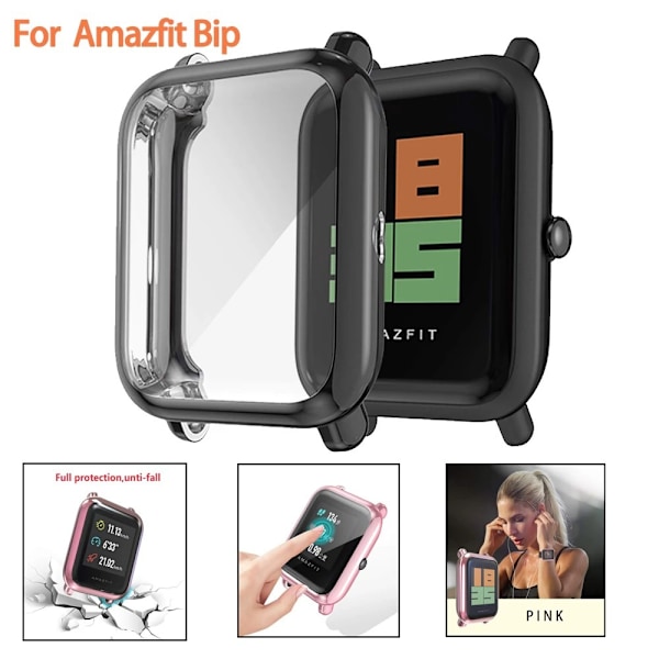 Lämplig för Amazfit Bip Skyddsfodral Grå