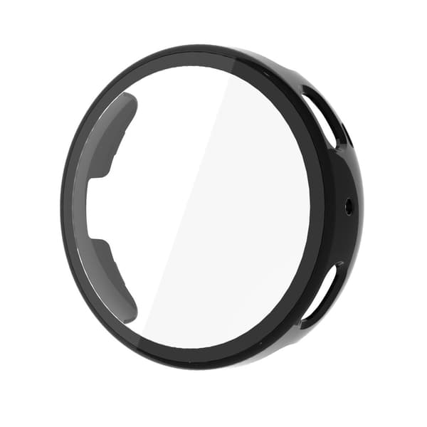 Skyddsfodral för Amazfit Active Max med skärmskydd i härdat glas (svart)
