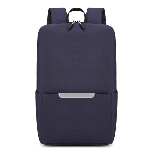 Laptop Taske Med Reflekterende Striber I Mørkeblå