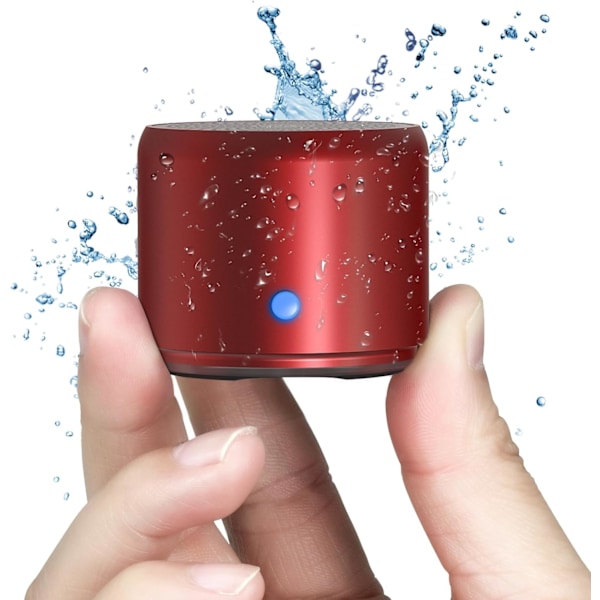 Bærbar Mini Bluetooth Højttaler Med Forbedret Bas Og High Definition Lyd Rød