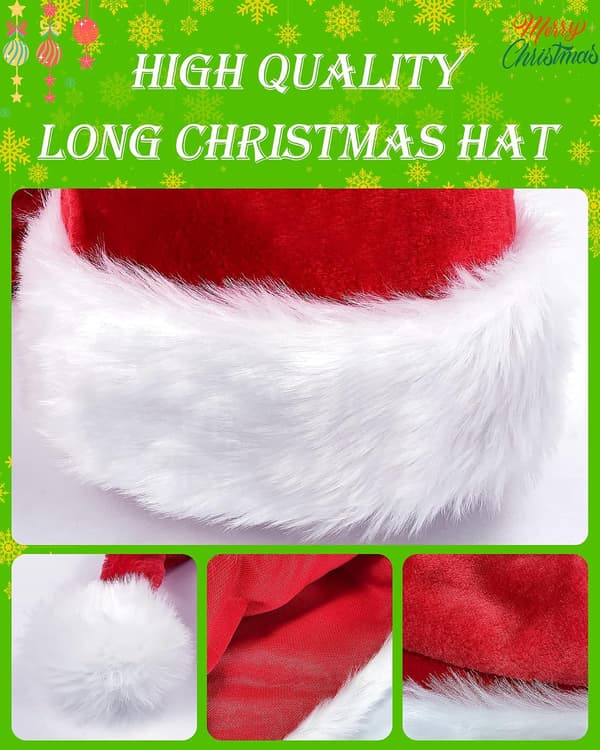 Julhatt, Unisex Plysch Julhatt (rosa)