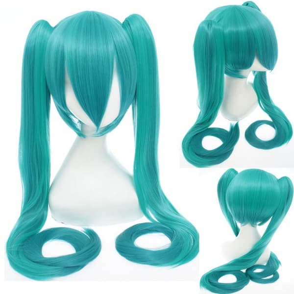 Peruk Hatsune Miku Peruk 120CM (Gradient grön)