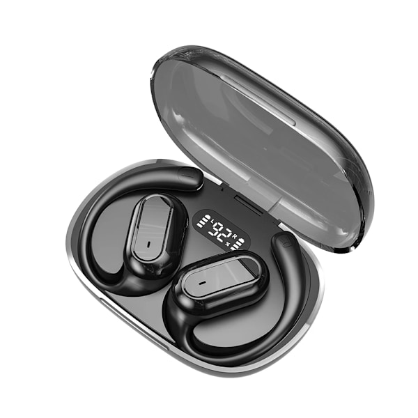 True Wireless Bluetooth Hörlurar AS-06 TWS Djup Bas Öronkrok Bluetooth 5.3 Svart