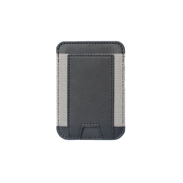 Magnetisk pung, magnetisk kortholder i læder (black)