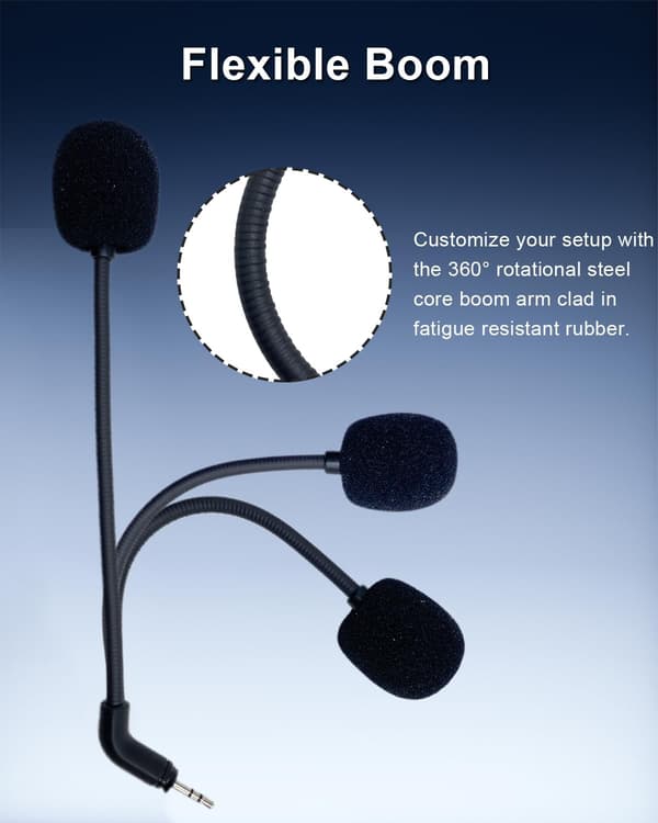 Erstatningsmikrofon til Turtle Beach Recon 500 - 2,5 mm jackstik