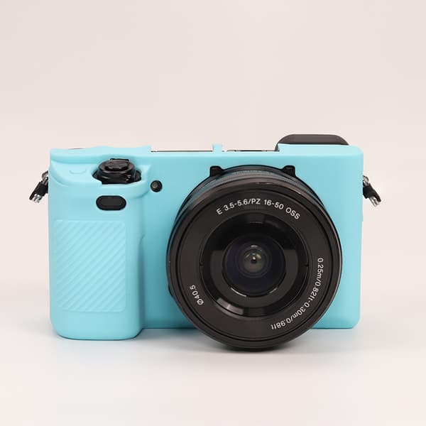 Etui til SONY A6100/A6300/A6400 Stødsikkert silikone kameraetui (blue)