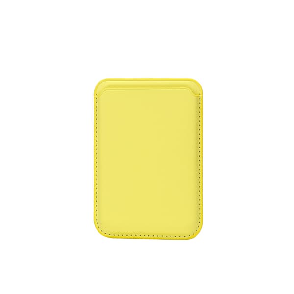 Magnetisk pung Læderkortholder (yellow)