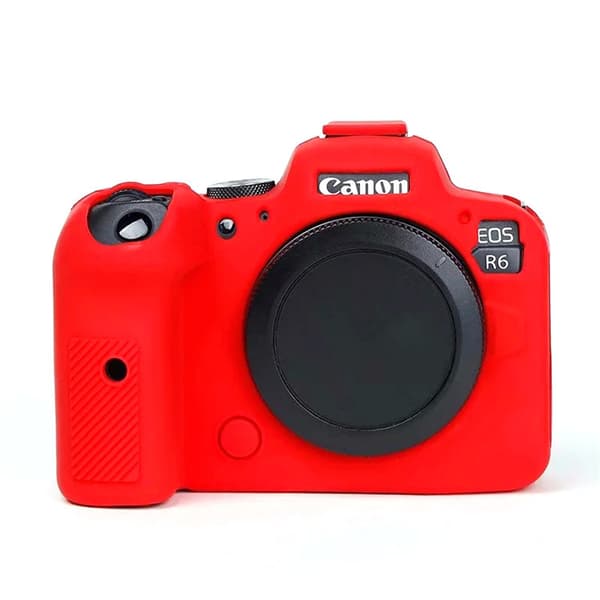 Etui til Canon EOS R6/R6II silikonkamera tilbehør (red)