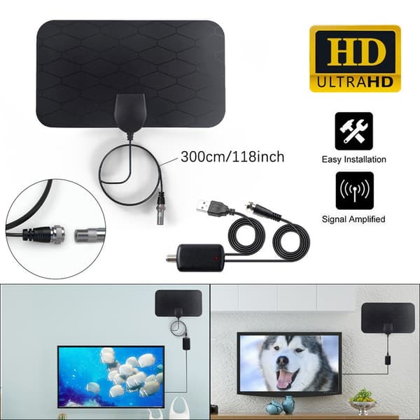 3.000 Miles 1080P Dvb-T2 Digitalt Hd Tv Antenne