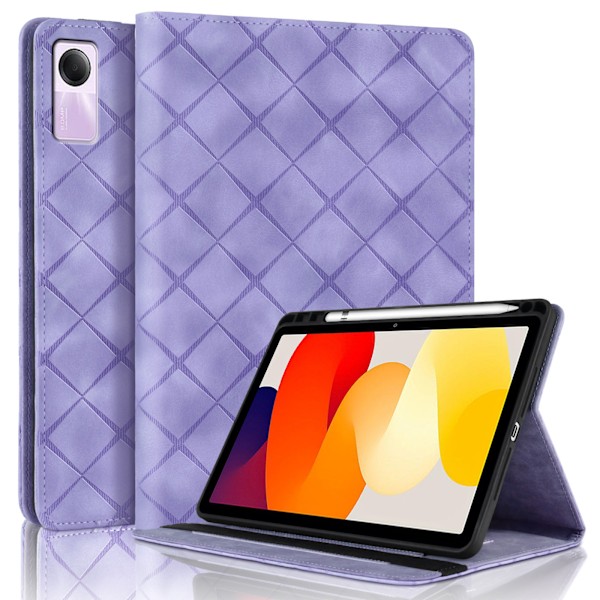 Fodral för Xiaomi Redmi Pad SE 11 2023 Rutigt Skyddsfodral lila