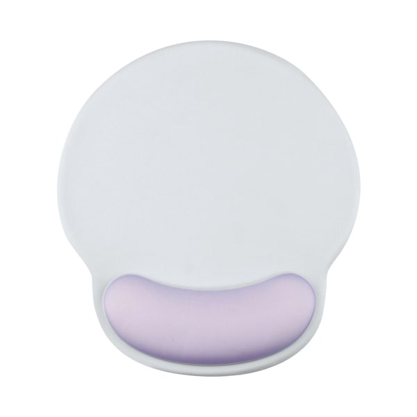 Ergonomisk musematte med gel-håndleddsstøtte (grå/lilla)
