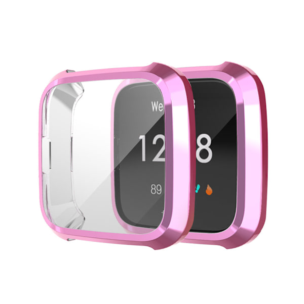 Beskyttelsesetui til Fitbit Versa Lite pink