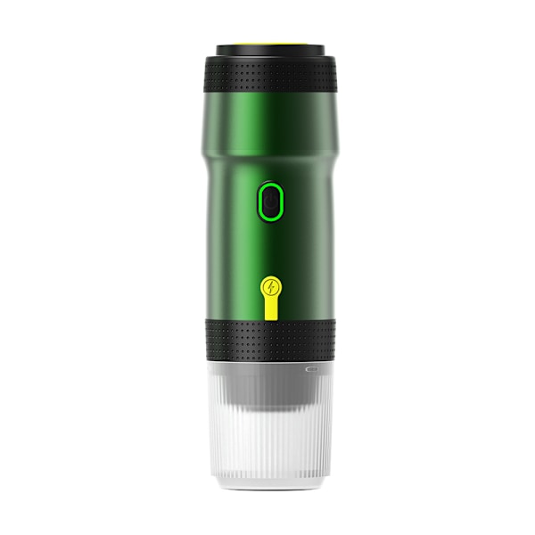 Bärbar Kaffemaskin 3 I 1 Elektrisk USB Uppvärmningsbar Koncentrerad Pulver Kapsel Dubbel Användning Grön