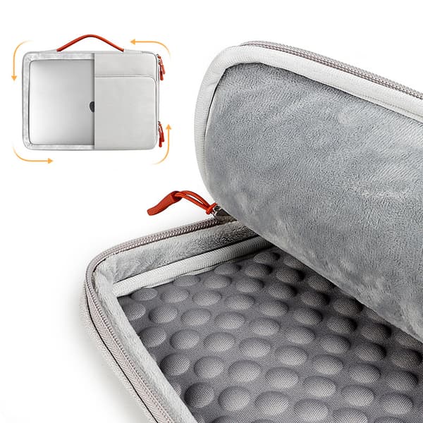 Laptopväska Airbag Stötsäker 16 Tum Elegant Grå