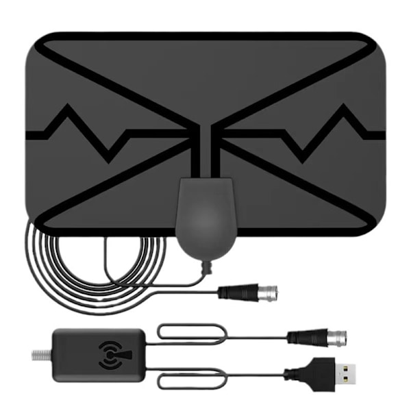 4K HD Digital Inomhus TV-antenn med DVB-T2 Signalförstärkare
