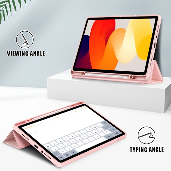 Skal för Xiaomi Redmi Pad Se 11 2023 akryl skyddsfodral (rosa)