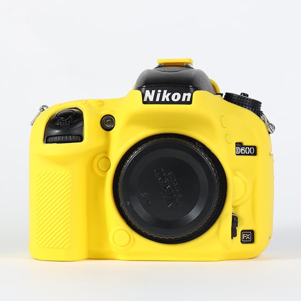 Etui til Nikon D600/D610 kamera silikone etui tilbehør (yellow)