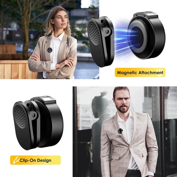 Lavalier Mikrofon Intelligent Trådløs Støyreduksjon Romklang Plug And Play Egnet Tilgjengelig For Apple Og Android