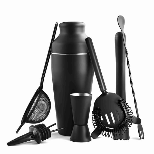 Cocktail Shaker 8 Delar Cocktail Shaker Set i Rostfritt Stål