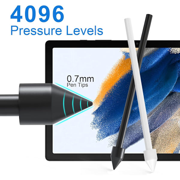 Stylus-spetsar för Samsung Galaxy Note 10/Note10 Plus/Note 20/Note 20 Ultra (5 st - svart)