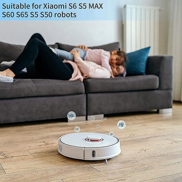 dammsugartillbehör för Xiaomi S5 S6 S50 S60 E25 E35 T4 T6 (6 st)