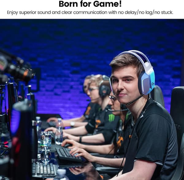 Ersättningsmikrofon för Logitech G733 (vit)