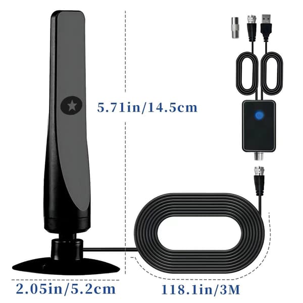4K HD Smart Digitalt TV Antenne Signalforstærker