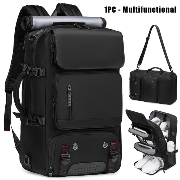 Laptopryggsäck, med USB-portar
