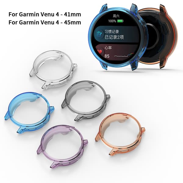 Suojakotelo Garmin Venu4 45mm (läpinäkyvä)