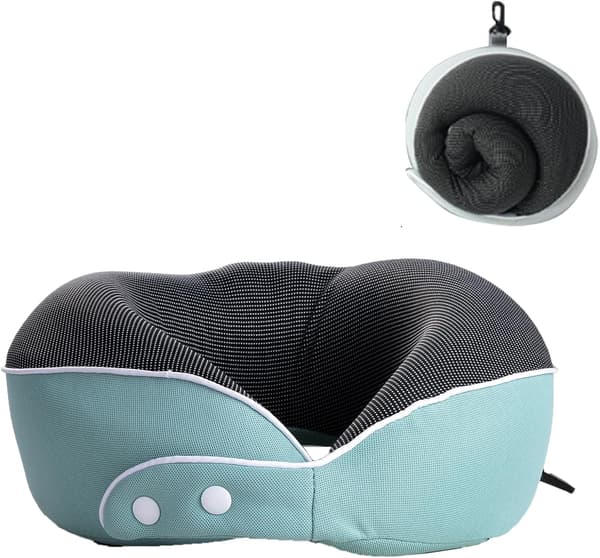 Nackkudde Memory Foam Portabel U-formad Resenackkudde Cervical Support Kudde