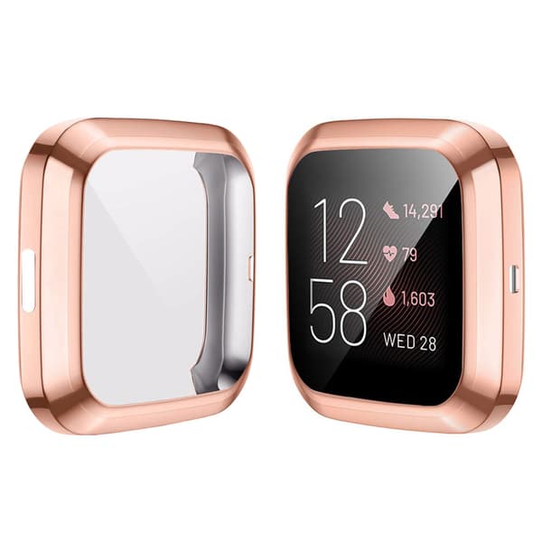 Beskyttelsesetui til Fitbit Versa 2 (Rosa guld)