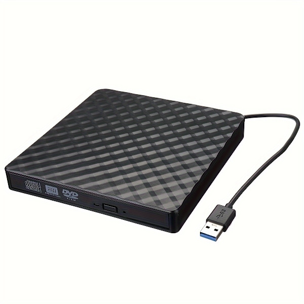 Extern DVD-enhet Portabel USB 3.0 DVD-spelare CD ROM-brännare