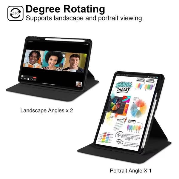 Etui til Xiaomi Redmi Pad Pro 12.1-tommer Sort1