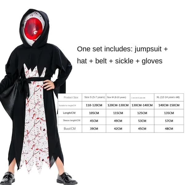 Demon Eye Kostymer for Barn med sigd S