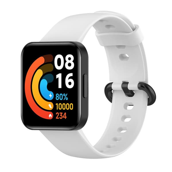 Silikonerem til Redmi Watch 2 Hvid