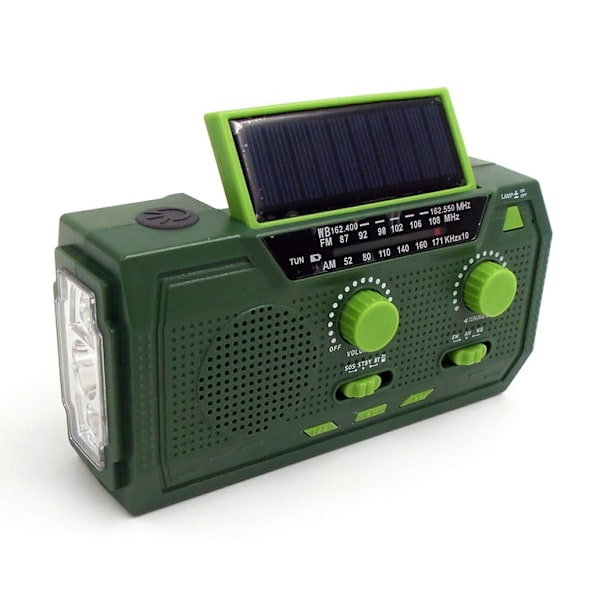 Solradio, 2000m AM/FM/WB SOS Alarm Nödradio