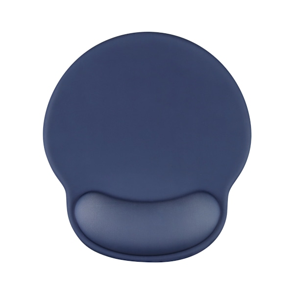 Ergonomisk musmatta med gelhandledsstöd (mörkblå)