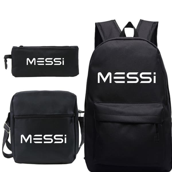 Lionel Messi Student Ryggsäck 3-Dels Set 12