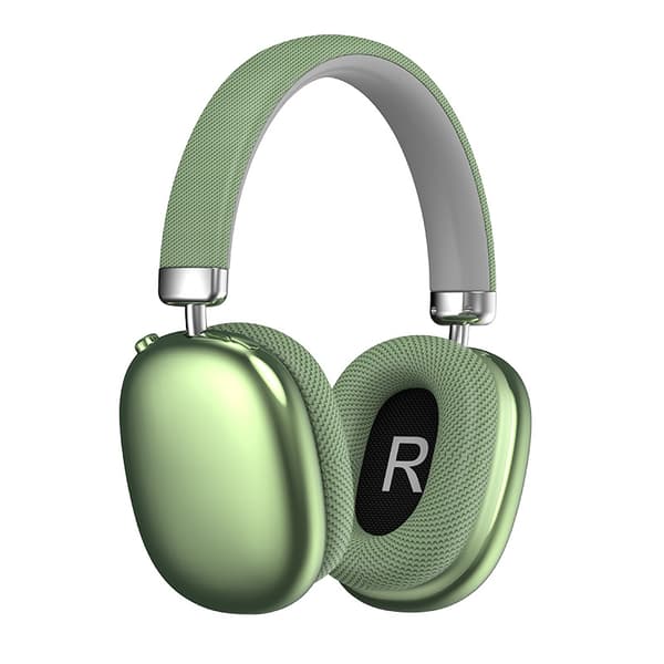 Matcha Grønne Hodemonterte Stereo Bluetooth-Hodetelefoner