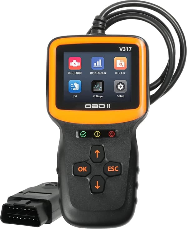 OBD2 Scanner Diagnostisk Værktøj, Bil OBD2 Kode Læser Motorfejl, til Alle Køretøjer Efter 1996