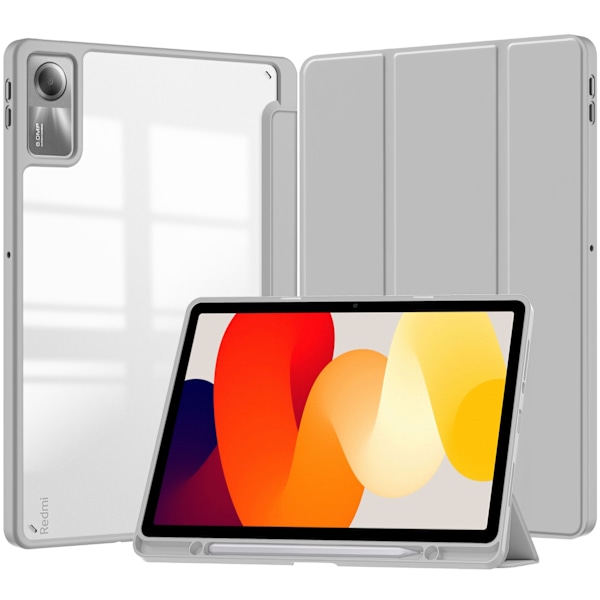 Skal för Xiaomi Redmi Pad Se 11 2023 Tpu akryl skyddsfodral grå