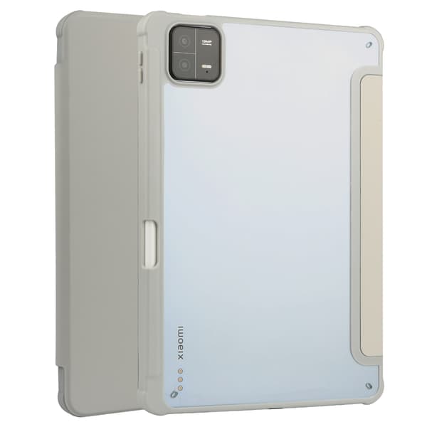 Etui til Xiaomi Pad 6S 12,4-tommer med automatisk vågn/sov-funktion, grå