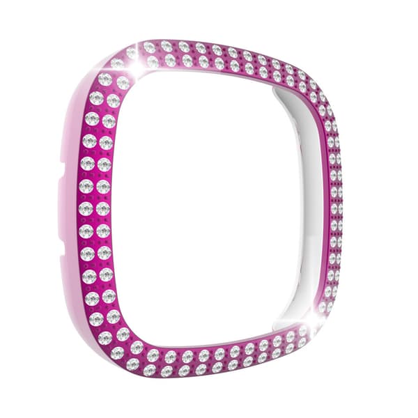 Skyddsfodral för Fitbit Versa 3/Sense med diamant (lila)