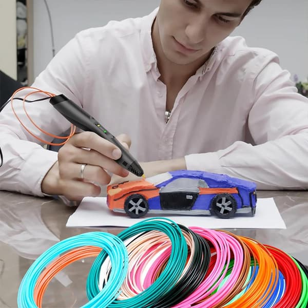 1,75 mm 3D Pen PLA-filament (5 meter x 20 farver)