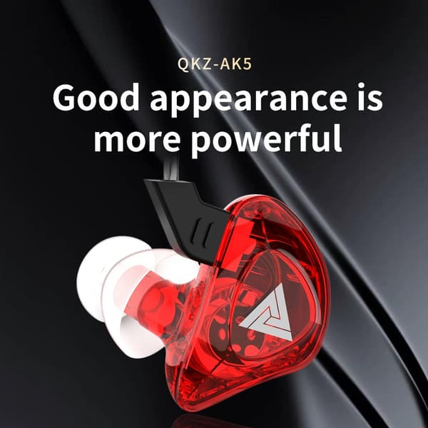 QKZ CK5 Kablede Hovedtelefoner Transparent