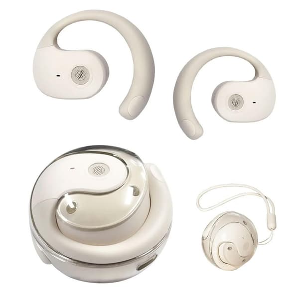 True Wireless Bluetooth-hörlurar Ipx5 Vattentäta Brusreducerande Trådlösa Bluetooth-hörlurar För Android/Ios Beige