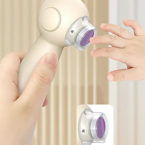 Elektrisk Babynageltrimmer 2 i 1 USB nagelfil